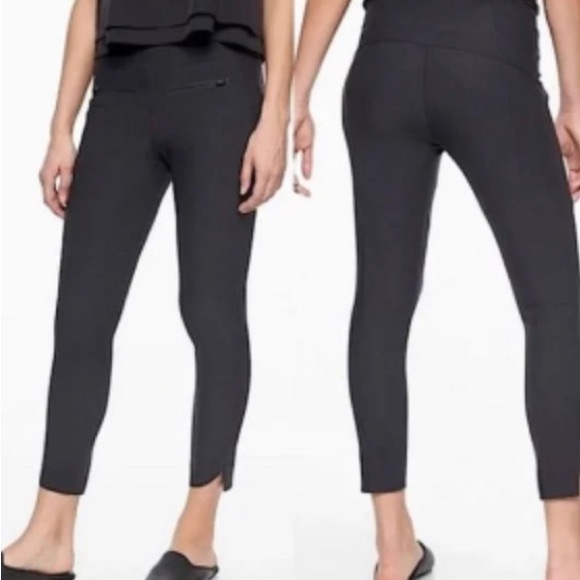 Athleta Stellar BLACK size M cropped black legging - Picture 2 of 6